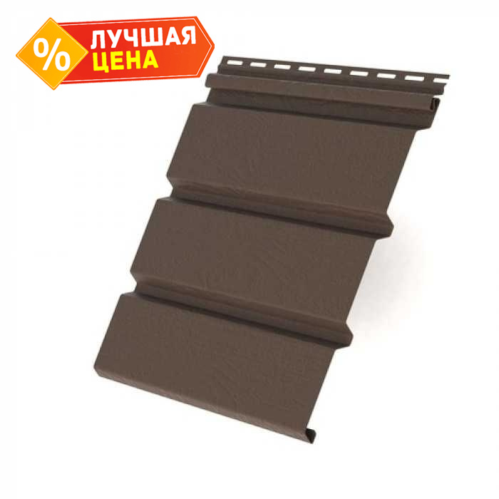 Софит Т4 3,00 двухслойный Grand Line без перфорации коричневый